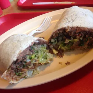 $6 , cabeza burrito
