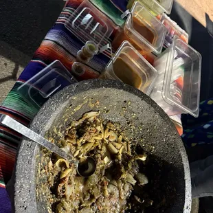 Variety of salsa