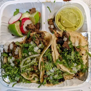 Tacos asada (grilled beef)
