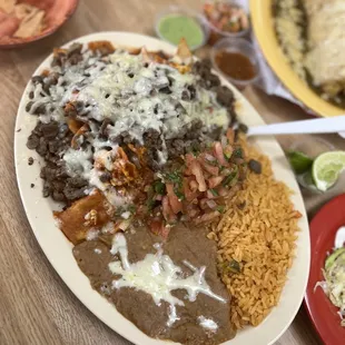 Chilaquiles con asada