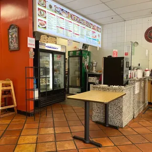 the interior of a restaurant