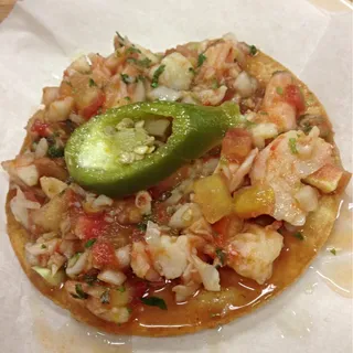 Tostada de Ceviche