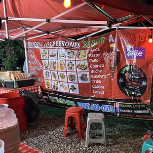 Menu banner (no prices)