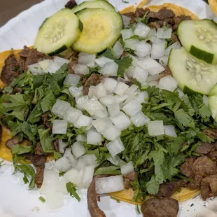 Carne asada, it was good but you can get similar at taquerias