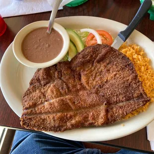 The amazing beef milanesa