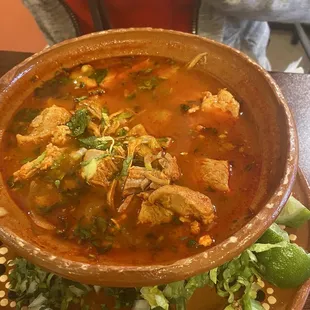 Pozole was amazing