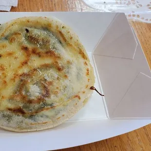 Cheese and pepper gordita