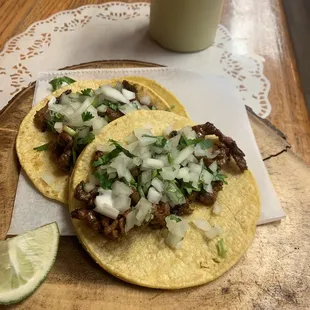 Carne asada tacos