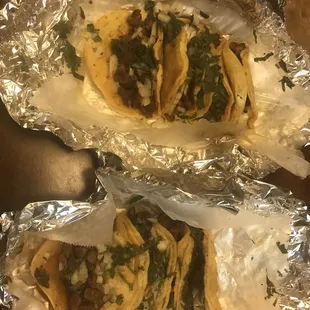 10 fajita tacos