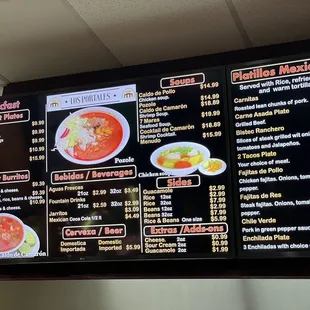 ramen and noodles, menu