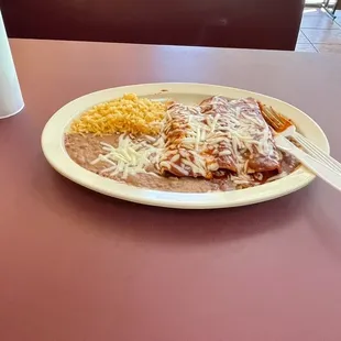 Rico chicken enchiladas!