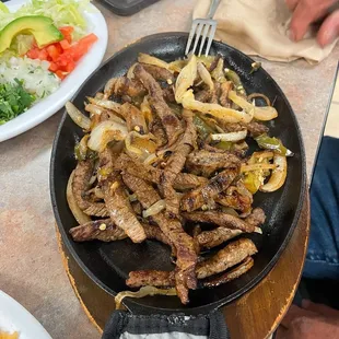 Grilled Steak Platter Fajita Azada