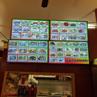 New digital menu