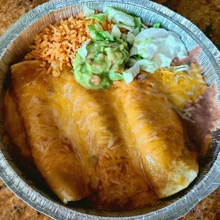 Enchiladas (al pastor, lengua, cabeza)