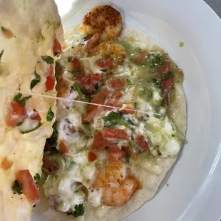 Quesadilla ( with shrimp )