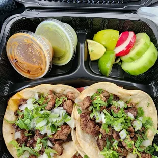 Carne asada tacos