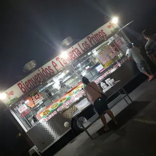 Taco truck open late 11pm even on Sundays