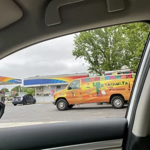 Waiting in the comfort of own car