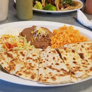 Al Pastor quesadilla.