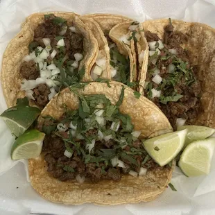 Delicious steak tacos