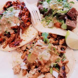 Pastor, Cabeza, Pollo Asado