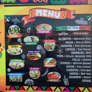 Featured menu