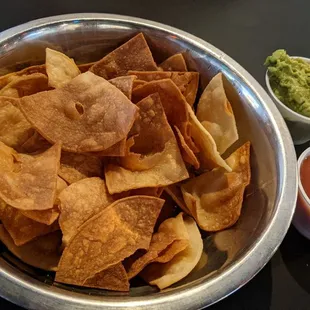 Homemade Chips, hot and fresh
