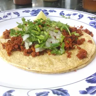 Chorizo Taco