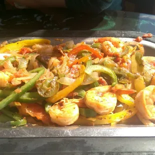 Shrimp Fajitas