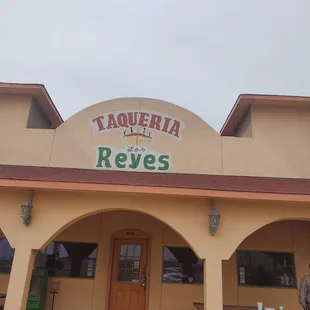 Front of restaurant