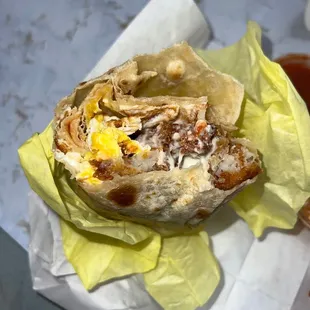 Best breakfast burrito - Hash Brown burrito