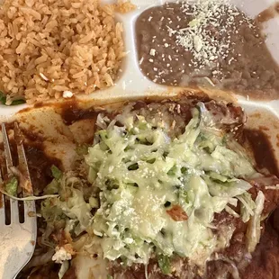 Chicken enchiladas