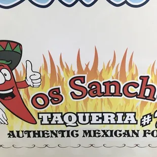  mexican food sign