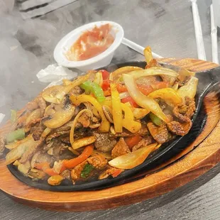 steak, food