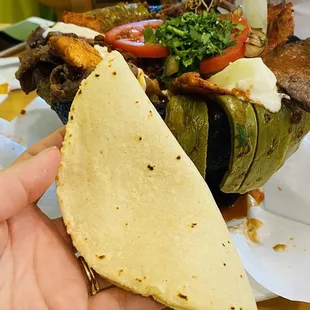 Homemade tortillas!