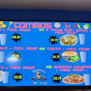 menu, pizza