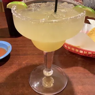Margarita (large) with Sauza tequila