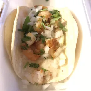 Shrimp taco