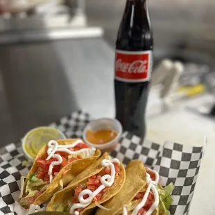 Tacos dorados de papá