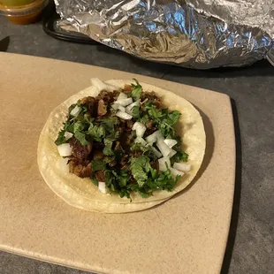 Carnitas taco