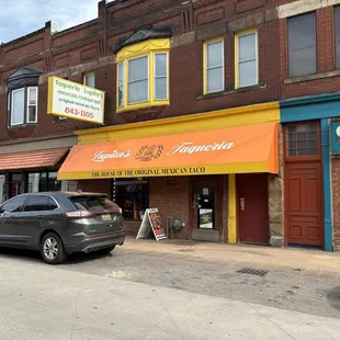 Outside of restaurant