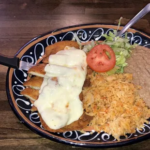 Chicken Milanesa Dinner