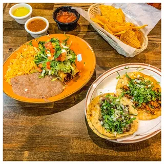 Chicken Flauta Lunch