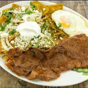 Chilaquiles de asada