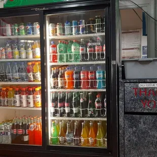 a refrigerated display case