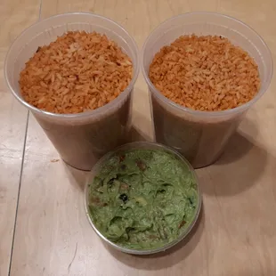(Side Orders Of My Yellow Rice &amp; Guacamole)