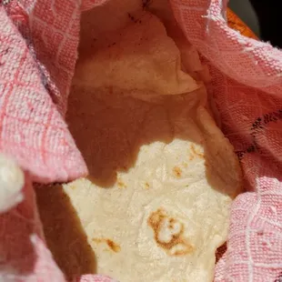 Homemade tortillas