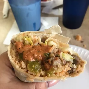 Carnitas burrito.. it was ok
