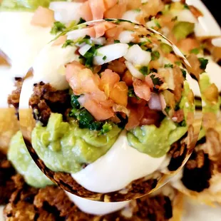 SUPER NACHOS, CHORIZO