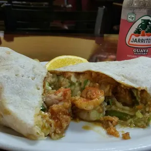 Prawn Burritos